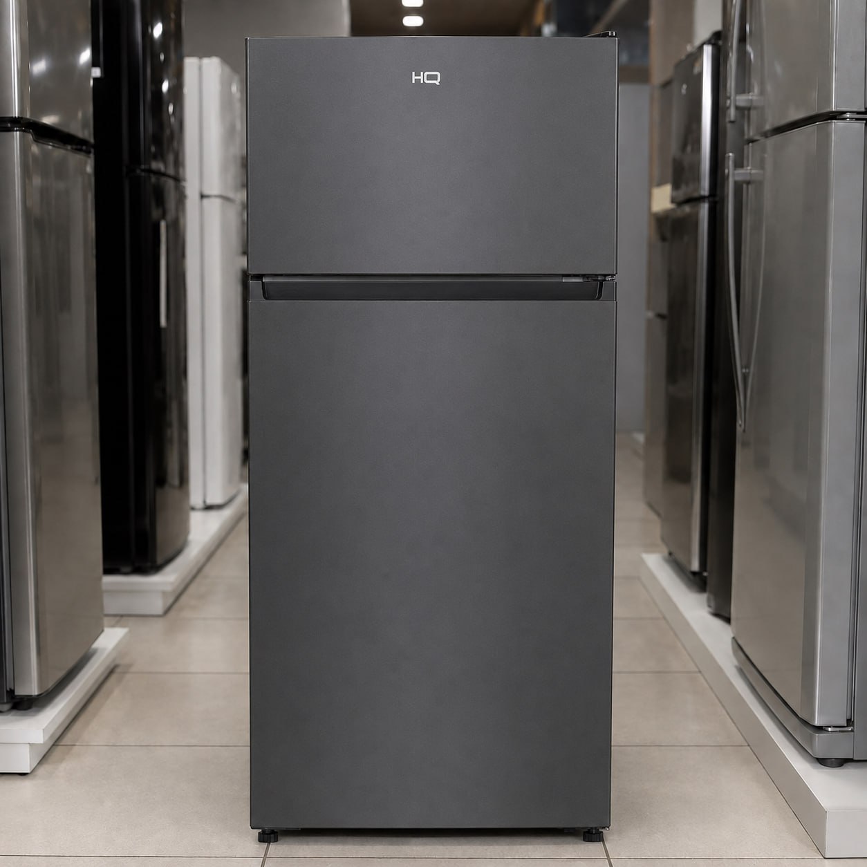 Geladeira Refrigerador HQ Duplex Defrost 230L Preta 127/220V