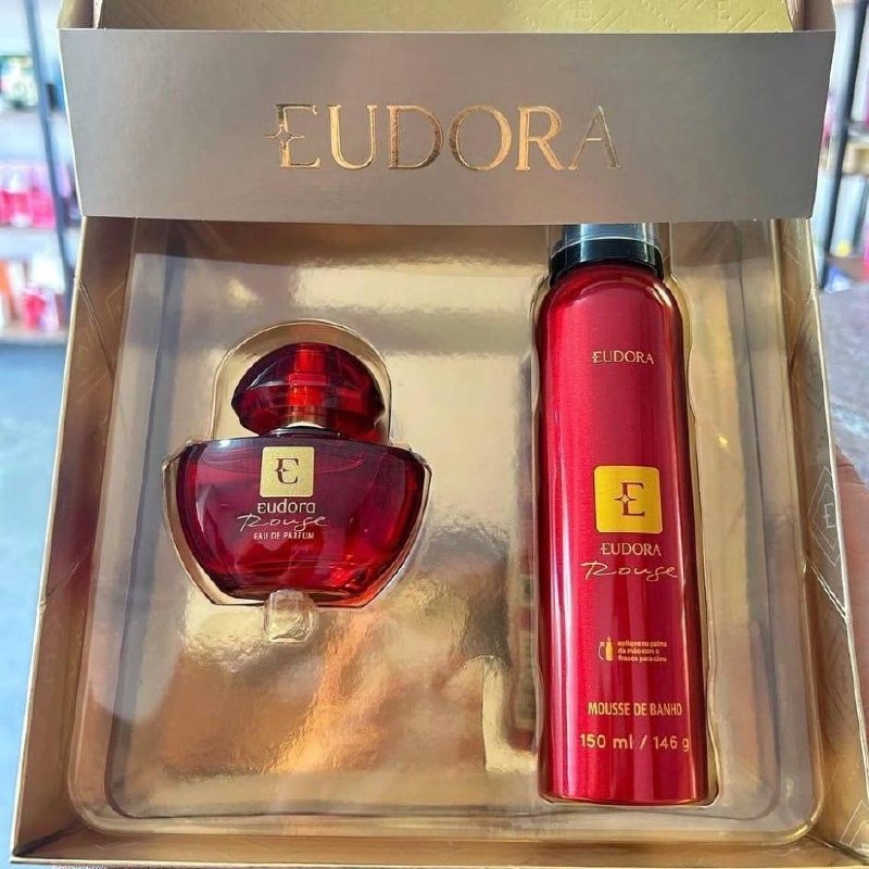 Eudora Rouge Kit Eau de Parfum + Mousse de Banho