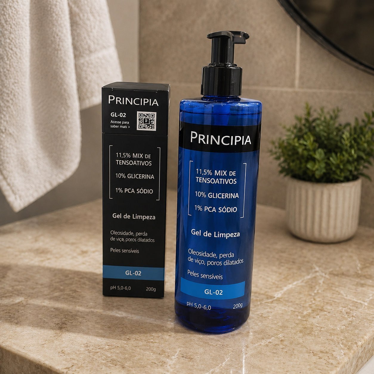 Principia Kit Com 2 Gel De Limpeza Facial Gl-02