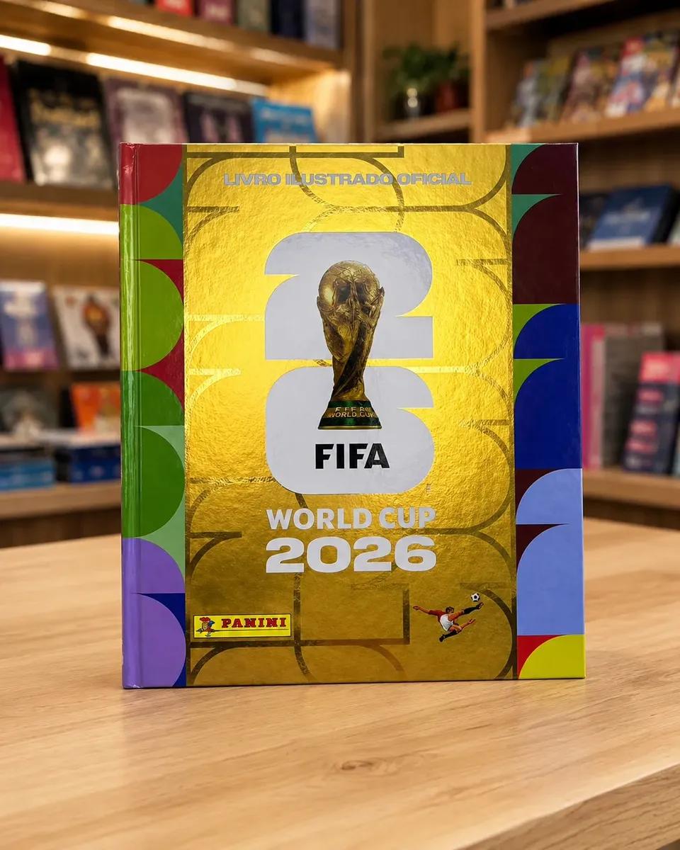 Copa do Mundo 2026 Álbum de Figurinhas Capa Dura Ouro FIFA