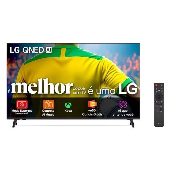 Smart TV 55" LG QNED 4K QNED73 Lançamento 2026