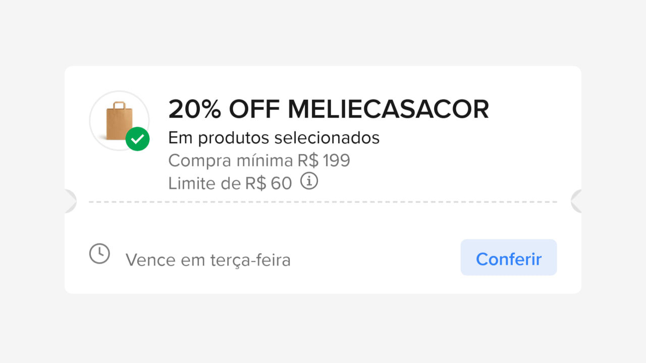 Promoção Mercado Livre - 20% OFF com Cupom