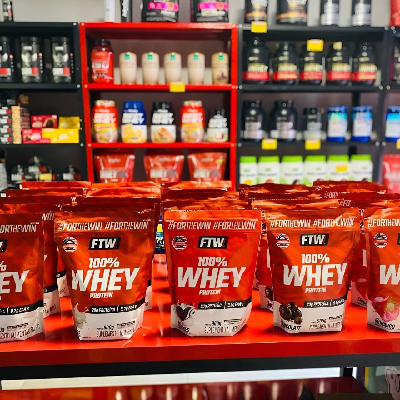 Whey Protein Concentrado 1kg Refil FTW - 6 Sabores