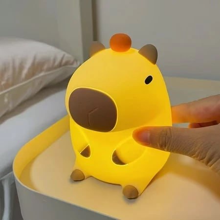 Luminária de Mesa Capybara em Silicone USB