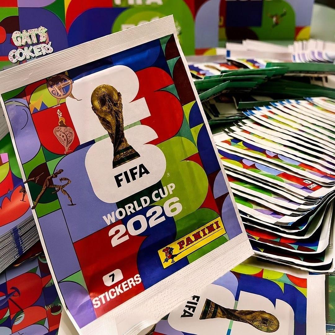 Kit 700 Figurinhas + 100 Envelopes Copa do Mundo 2026 Panini