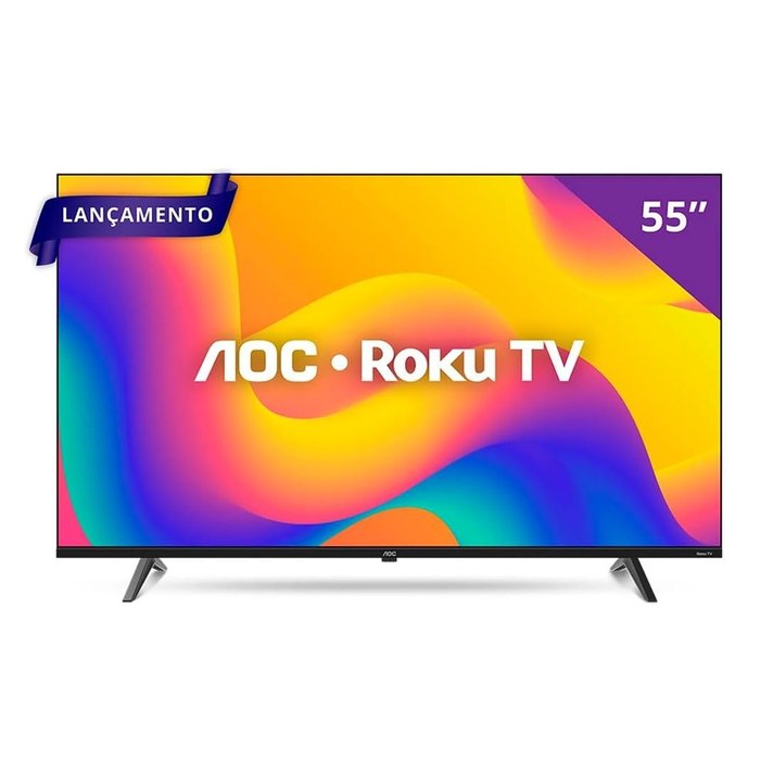 Smart TV AOC 55" 4K ROKU U7045