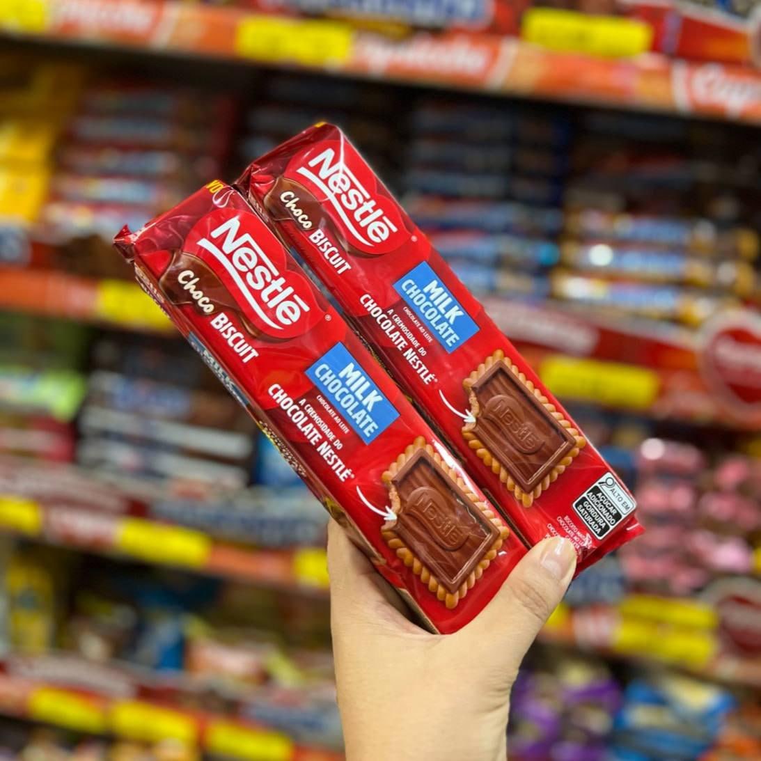 Biscoito Chocobiscuit Nestlé Ao Leite 78g