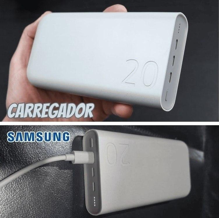 Carregador Portátil Samsung 20000mAh 3x USB-C 45W