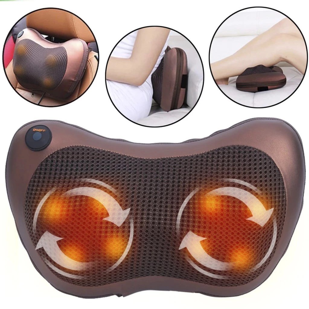 Massageador 8 Bolas Shiatsu Lombar Pescoço Pés