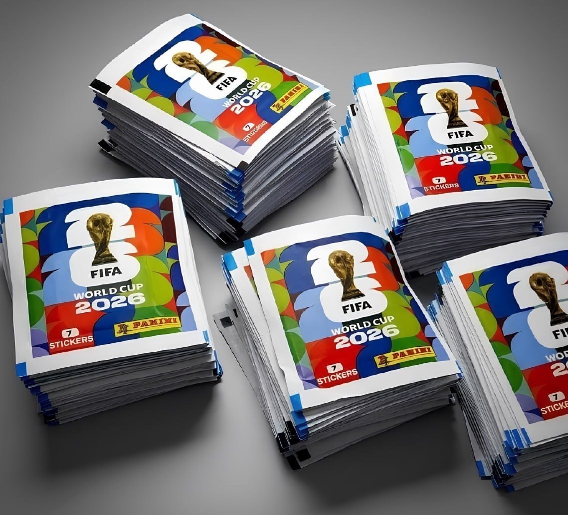 Kit 700 Figurinhas Copa do Mundo 2026 - 100 Envelopes