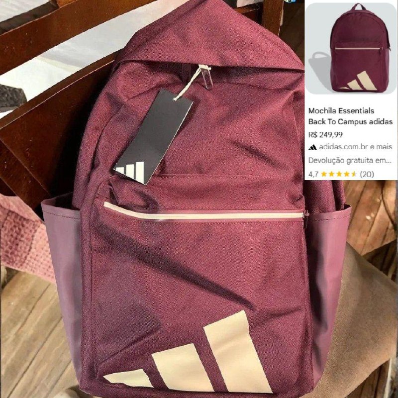 Mochila Essentials Back To Campus Bars Adidas