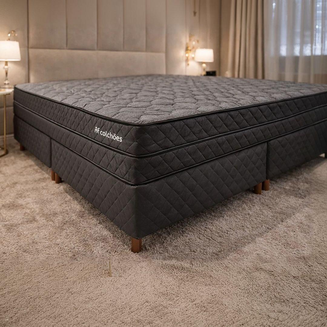 Colchão Casal Ortopédico Espuma D45 Extra Firme 138x188x17cm