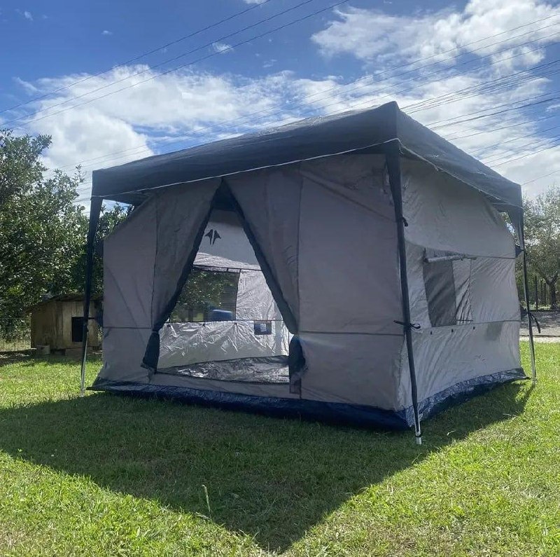 Barraca Gazebo Nautika Transform 5/6 Cinza 3x3m Impermeável