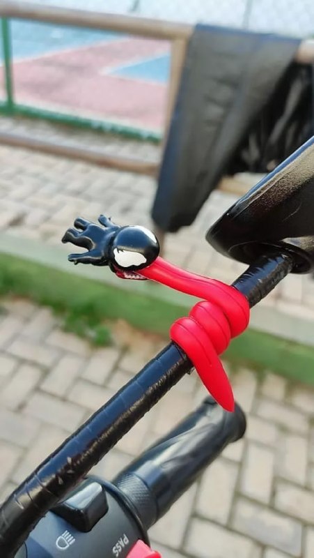 Boneco Venom Guidão Moto