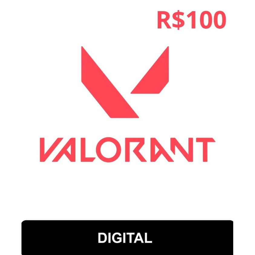 Gift Card Valorant R$ 100