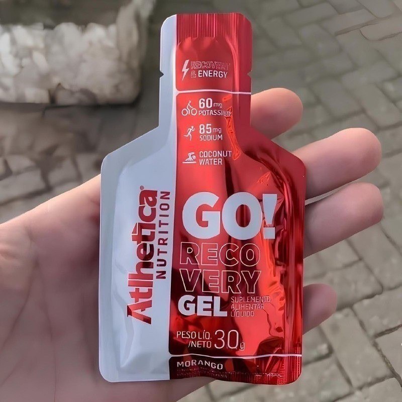 Atlhetica Nutrition Go Energy Gel Morango 10 Sachês