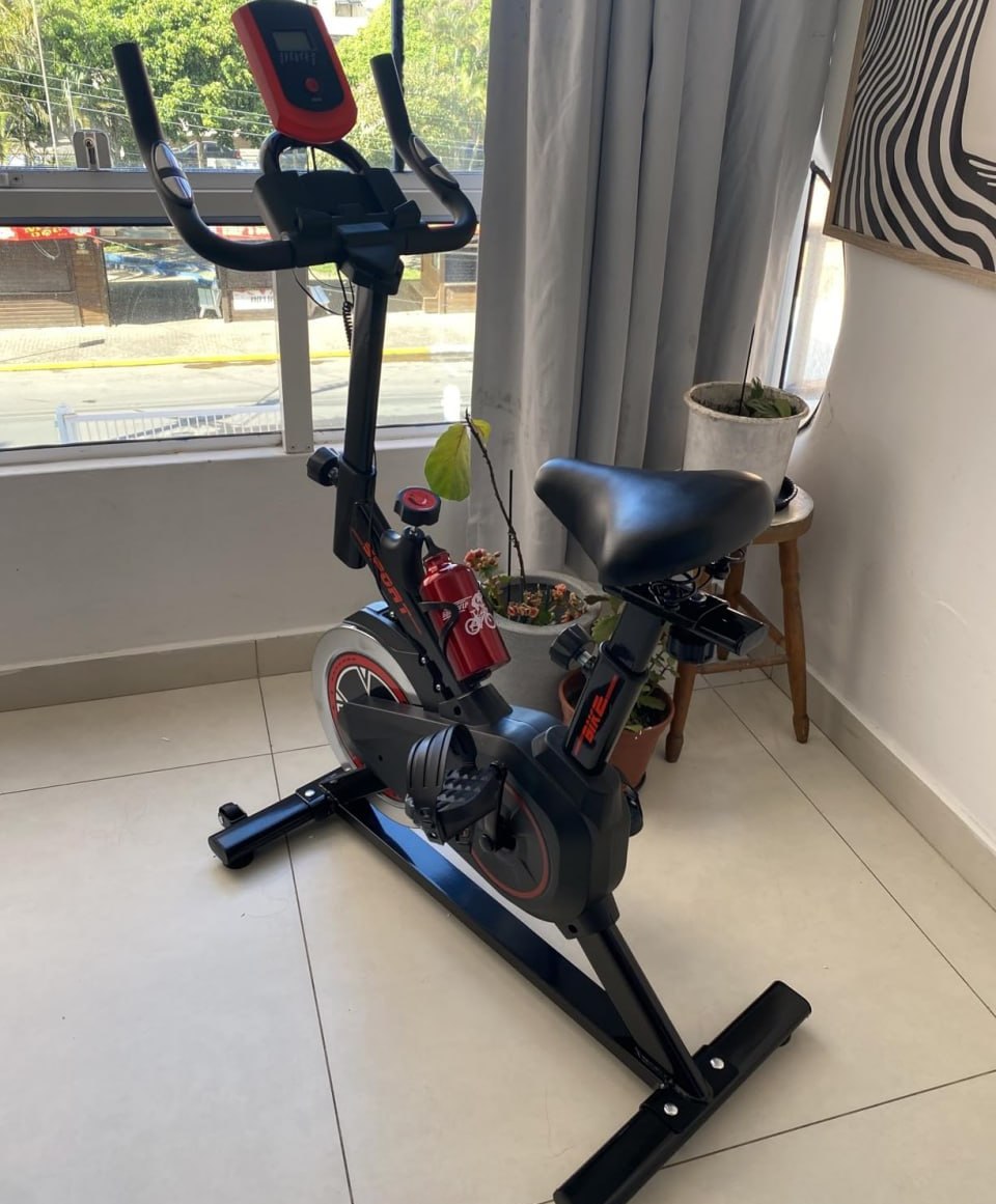 Bicicleta Spinning Ergométrica Vertical Inércia