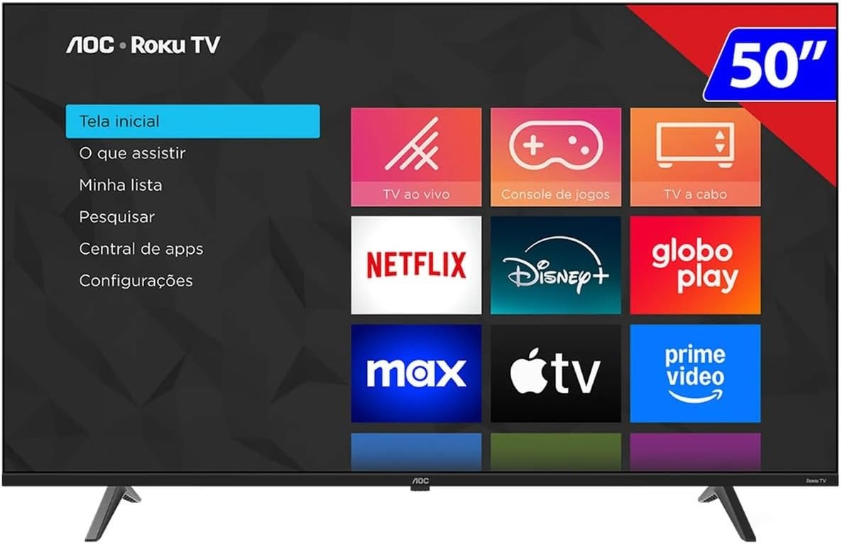 Smart TV 50" AOC DLED 4K HDR10 50U7045/78G
