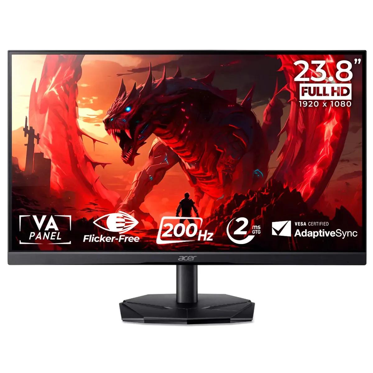 Monitor Gamer Acer Nitro 23.8" Full HD 200Hz VA