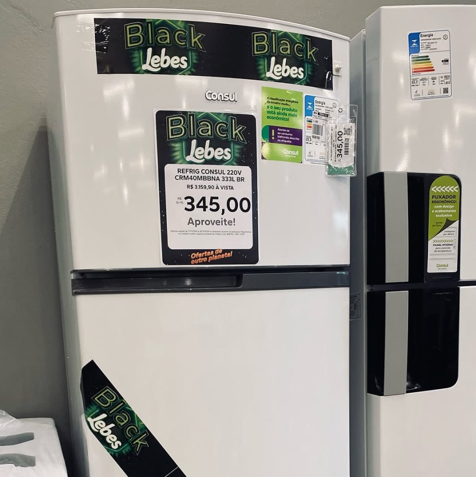 Geladeira Frost Free Duplex 333L Branca Consul 220V