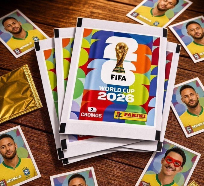 Kit 420 Figurinhas Copa do Mundo 2026 - 60 Pacotes