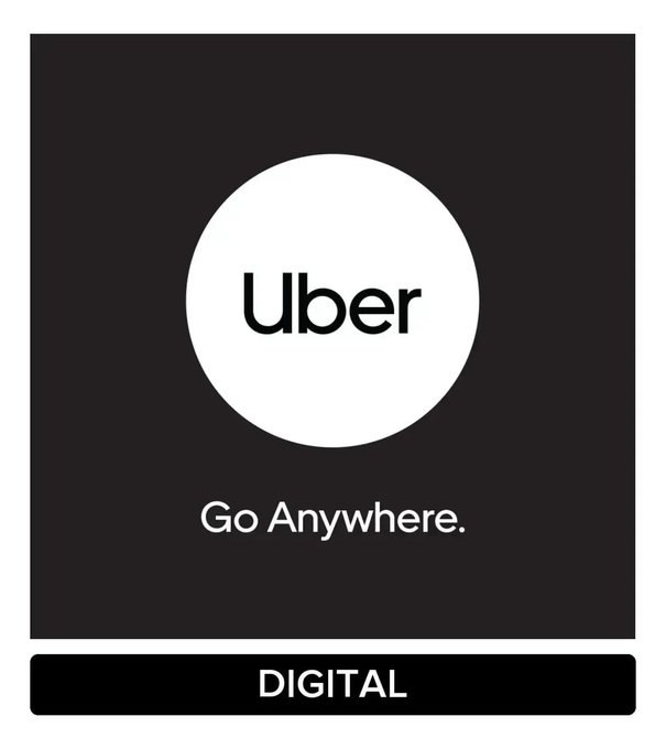 Uber Gift Card R$250 Digital