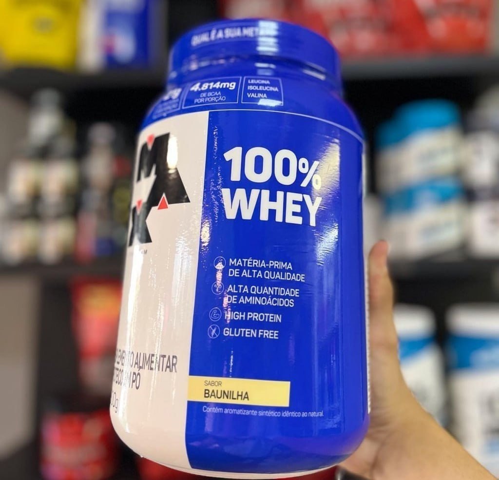 Max Titanium 100% Whey 900g Baunilha