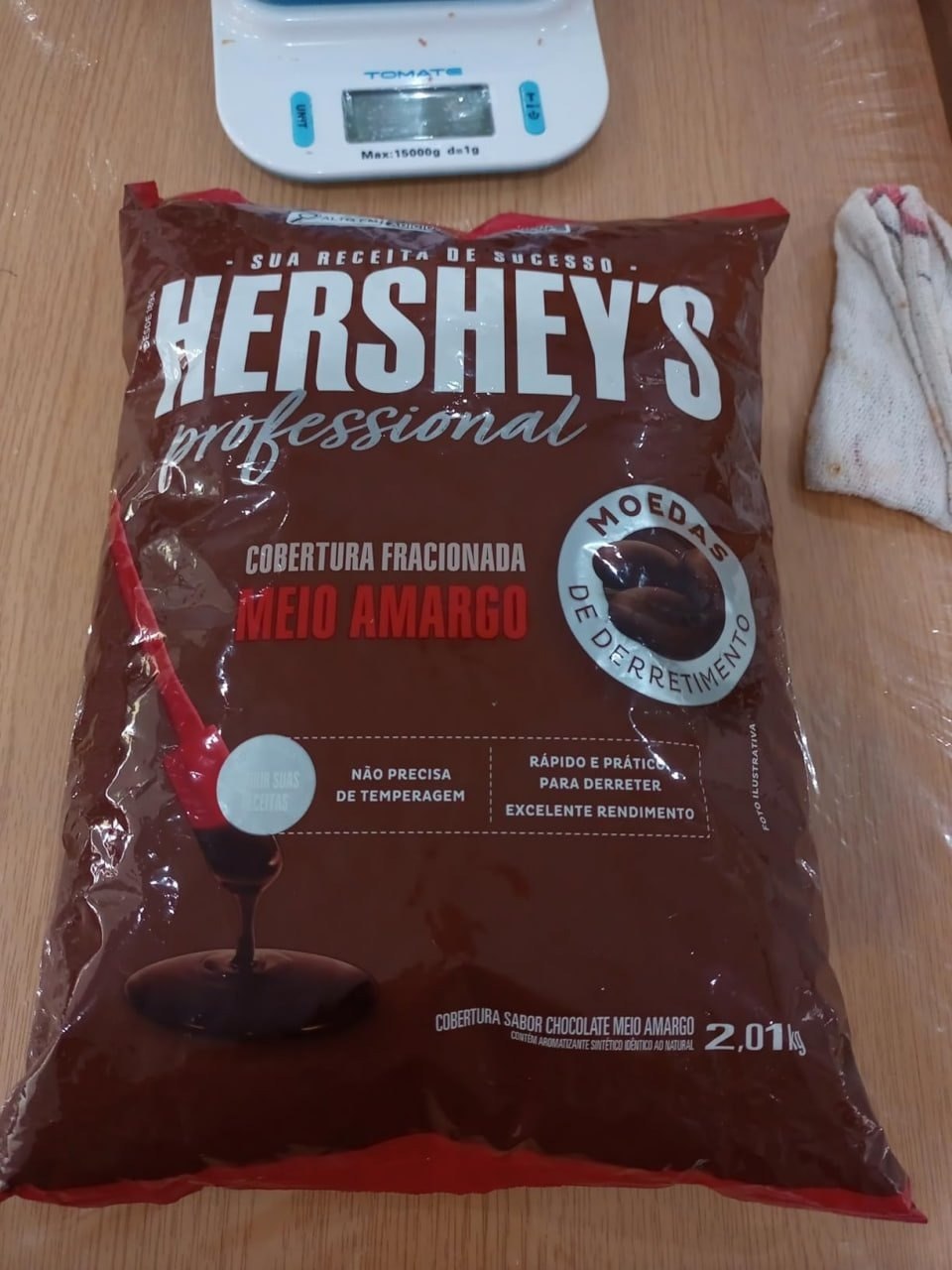 Hershey's Cobertura Fracionada Meio Amargo 2,01 kg