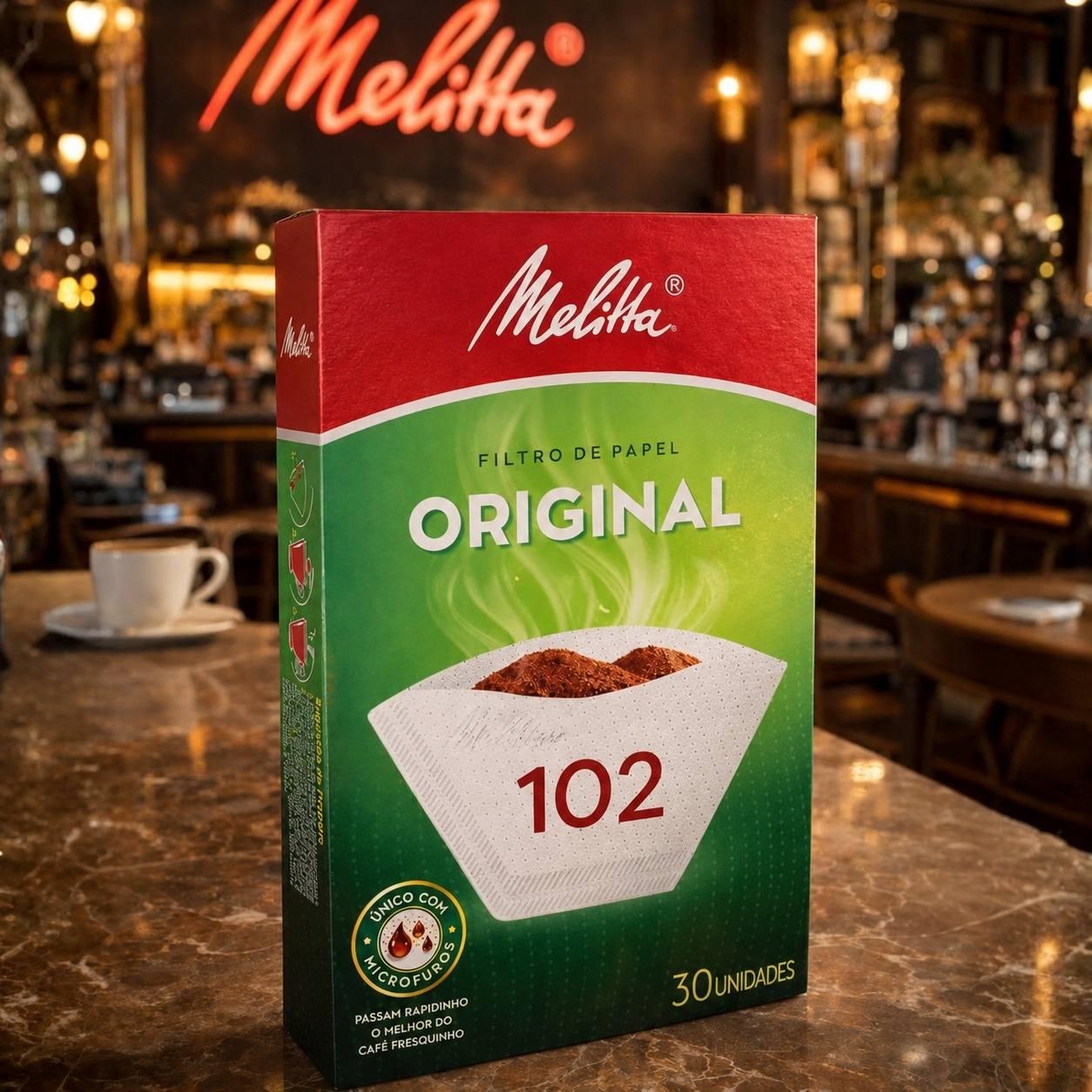 Melitta Filtro de Papel 102 - 30 Unidades