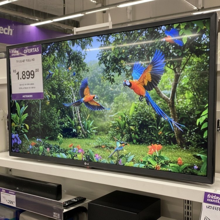 Smart TV LG 43" 43LR671C0SA ThinQ AI Amazon Alexa