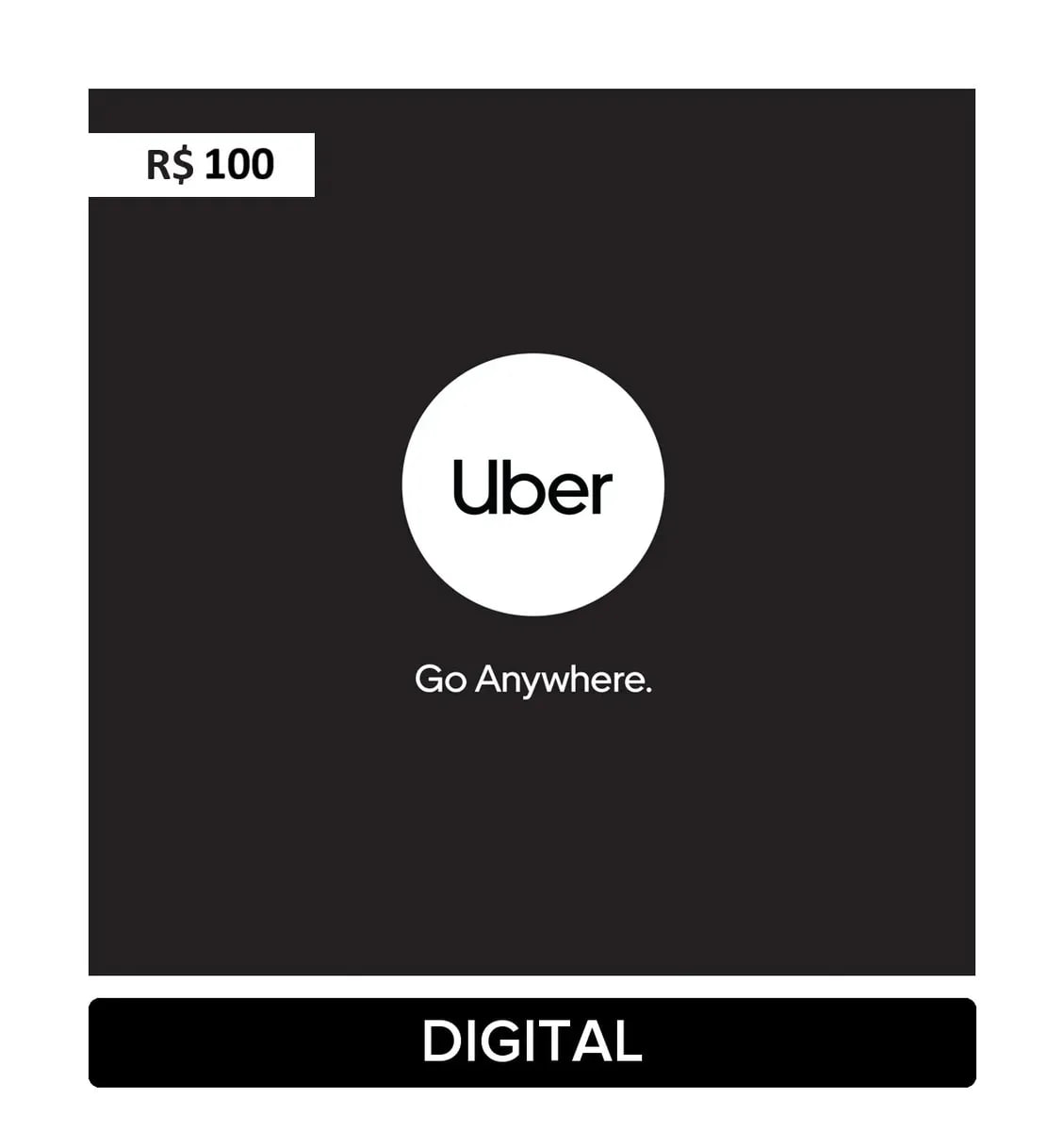 Uber Gift Card R$100 Digital