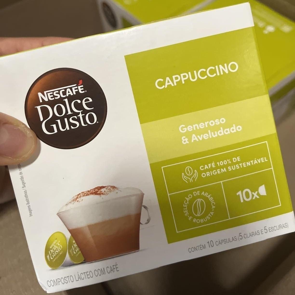 Dolce Gusto Nescafé Cappuccino Tradicional 178g - 10 Unidades