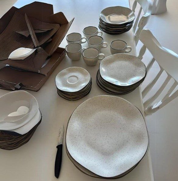 Aparelho de Jantar Ryo Maresia Oxford 30 Peças