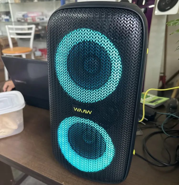 Caixa de Som Bluetooth WAAW By Alok Infinite 100W RMS