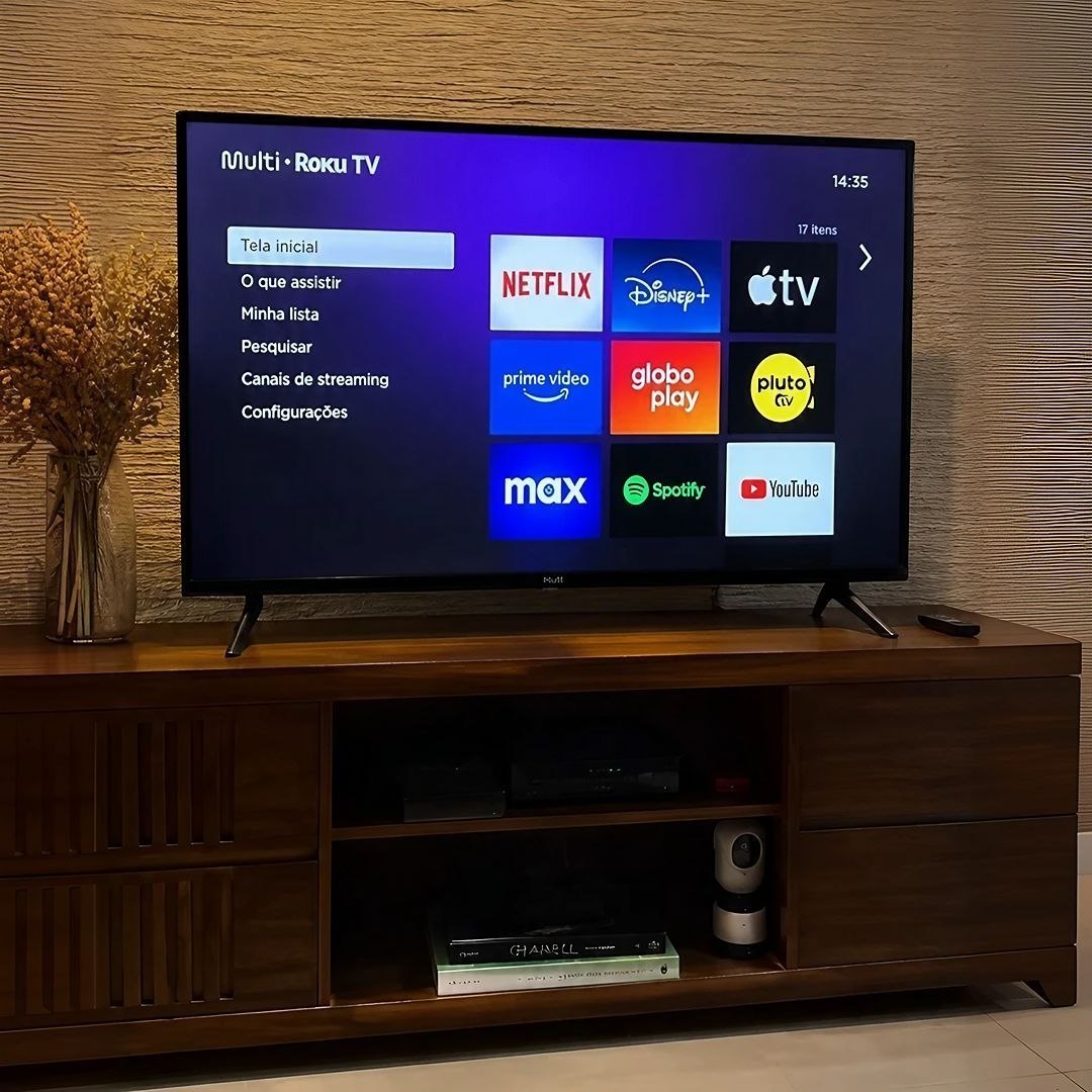 Smart TV DLED 32" HD Multi Essencial Roku Wi-fi