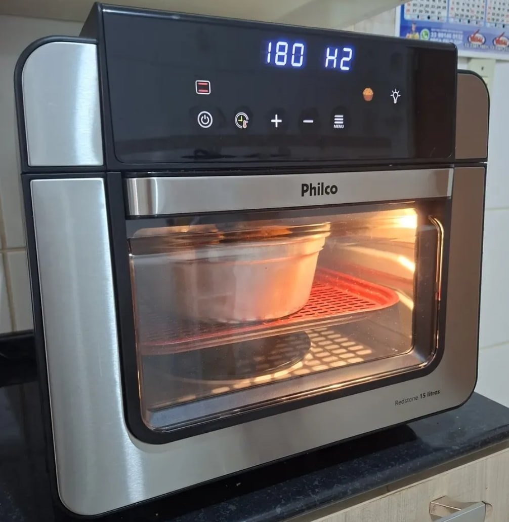 Air Fryer Oven Philco 15L Dupla Resistência 1800W