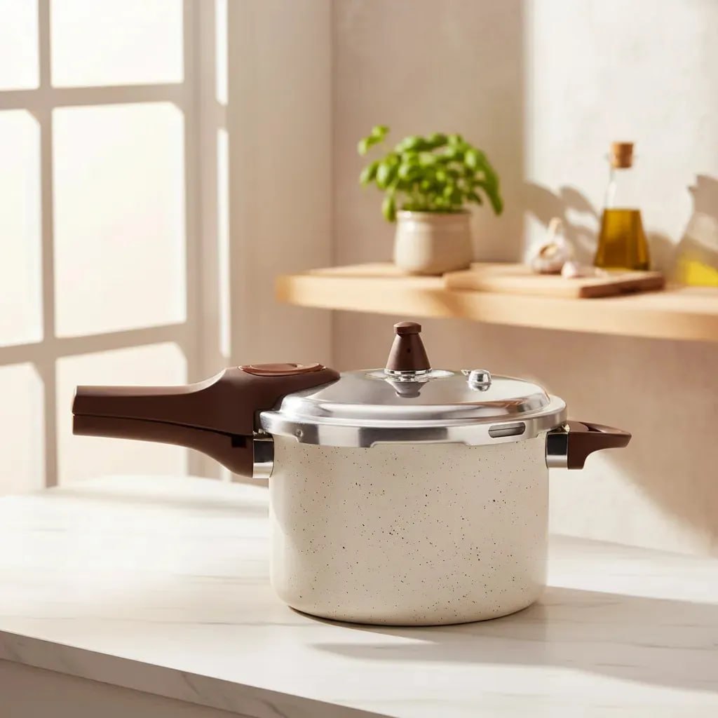 Panela de Pressão Brinox Pressure 4,2L Baunilha