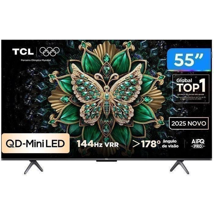 Smart TV TCL 55" C6K QD-Mini LED 4K 120Hz