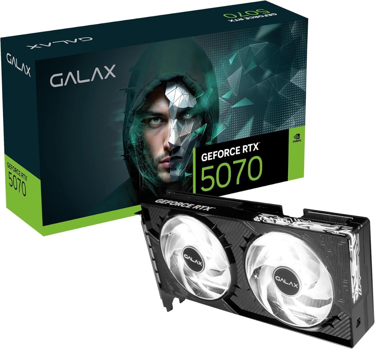 Placa de Vídeo GALAX GeForce RTX 5070 2X 1-CLICK OC 12GB GDDR7