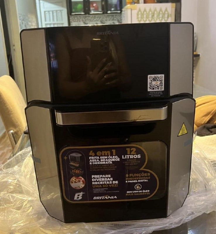 Air Fryer Oven 12L Digital Britania BFR2100P 110V