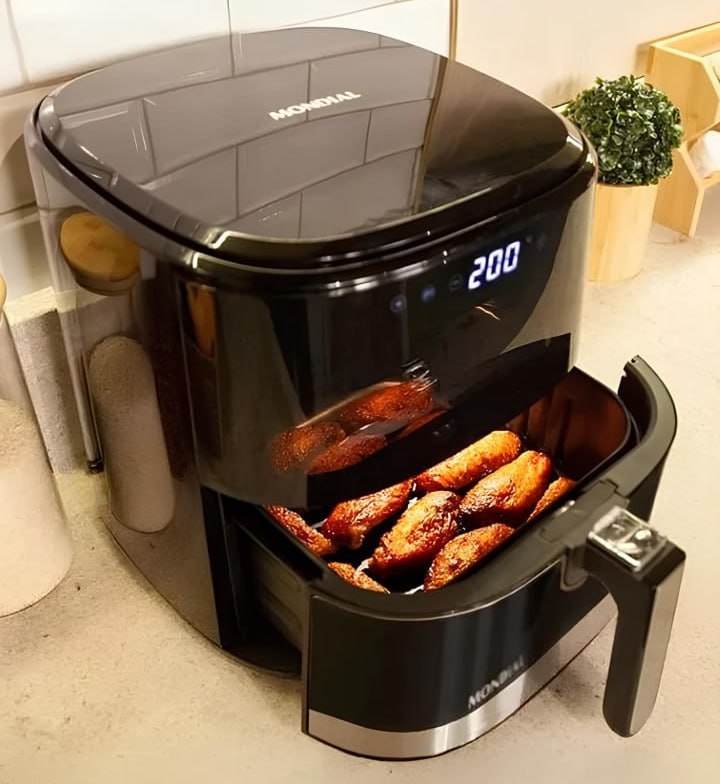 Fritadeira Sem Óleo Air Fryer Digital Mondial 5L 2000W 220V