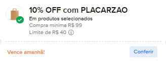 Cupom Mercado Livre 10% OFF