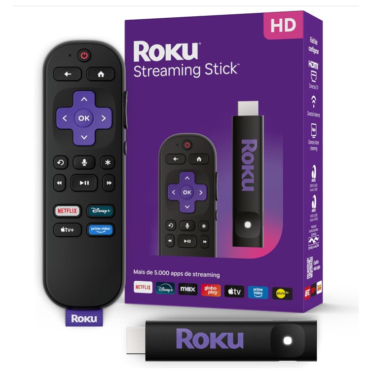 Roku Streaming Stick HD 2025 - Dispositivo Streaming HD/FHD