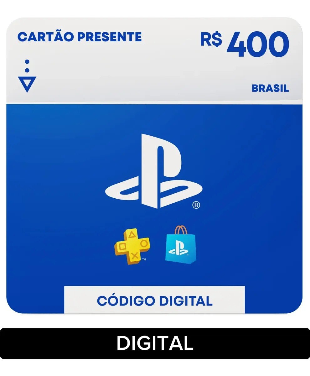 Sony PlayStation Store Gift Card R$ 400 Digital