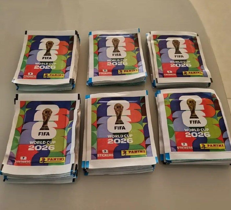 Kit 420 Figurinhas Album Copa do Mundo 2026 - 60 Envelopes