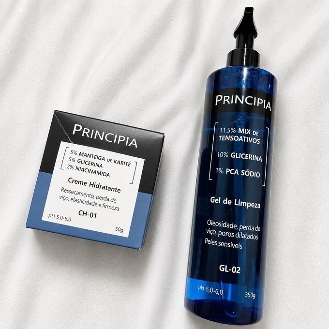 Kit Principia Todo Tipo de Pele - Gel Limpeza + Creme Hidratante