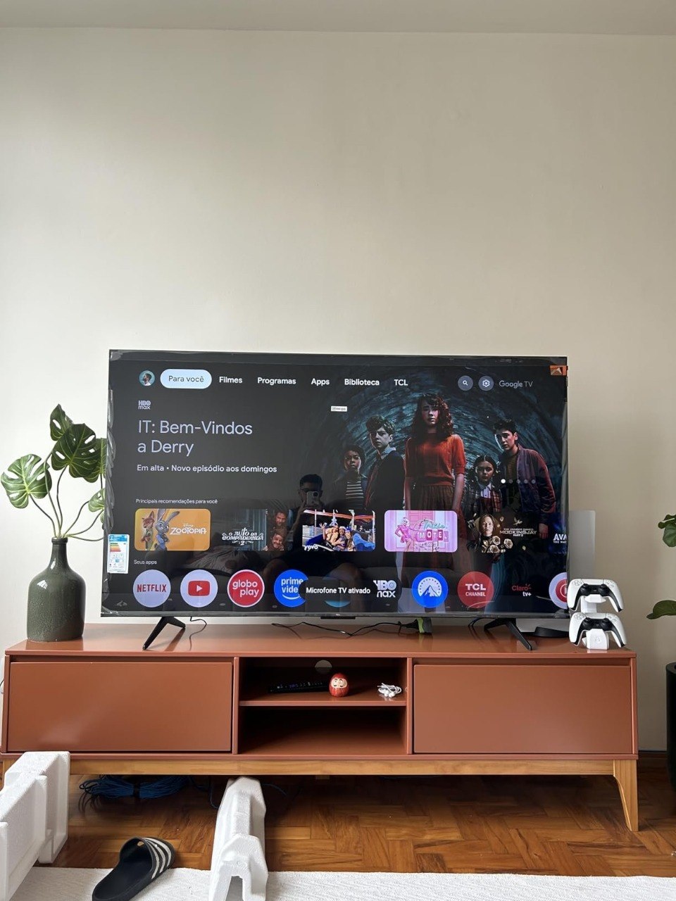 Smart TV TCL 65 Polegadas QLED 4K Google TV