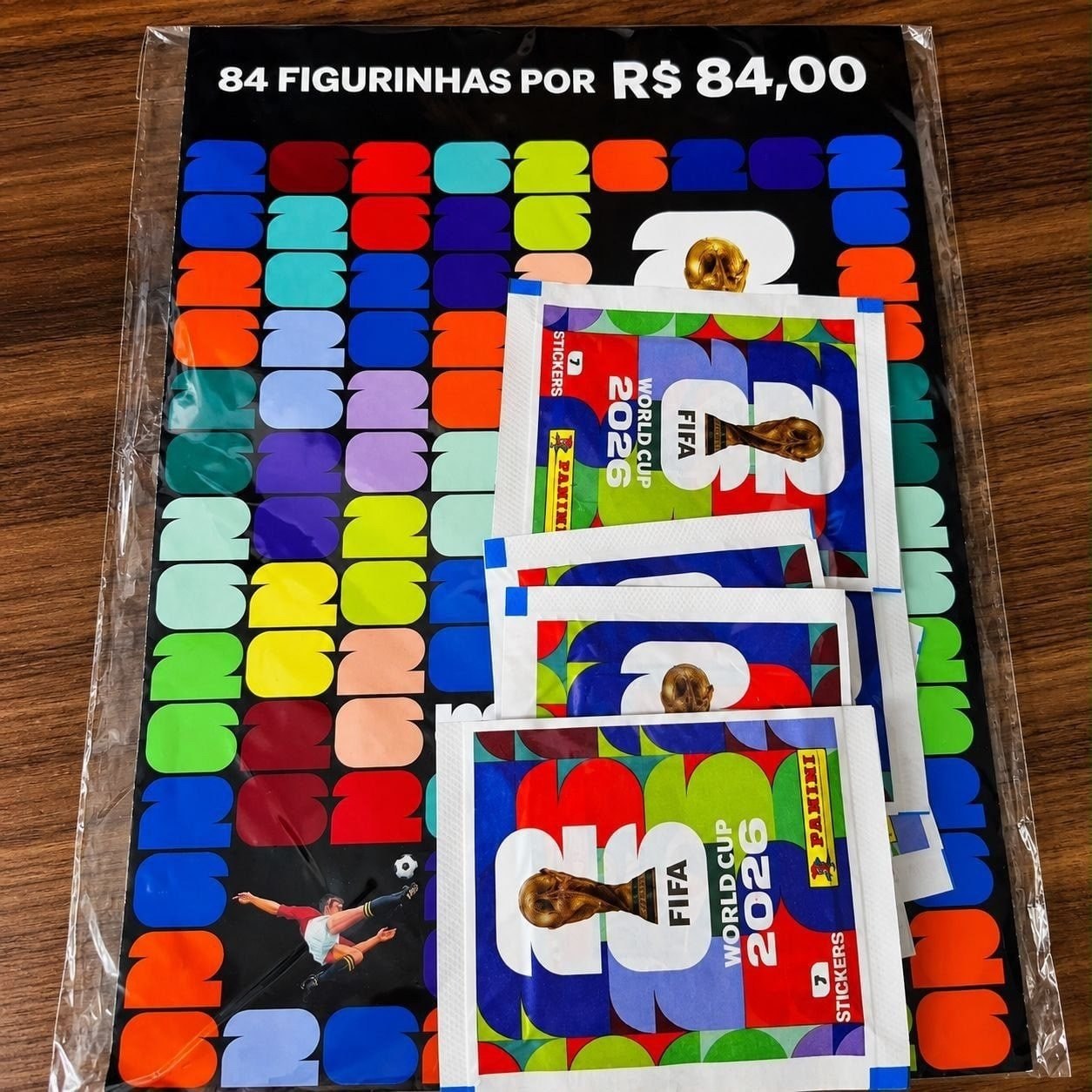 Kit 12 Envelopes Figurinhas Copa do Mundo FIFA 2026