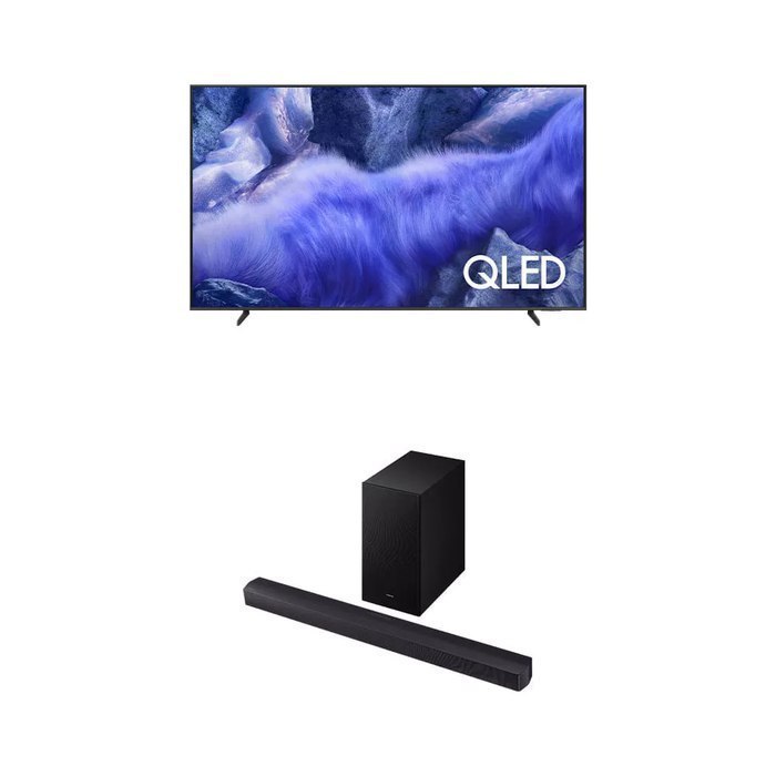 Smart TV Samsung 55" QLED 4K QEF1 + Soundbar B450F 2.1 Canais