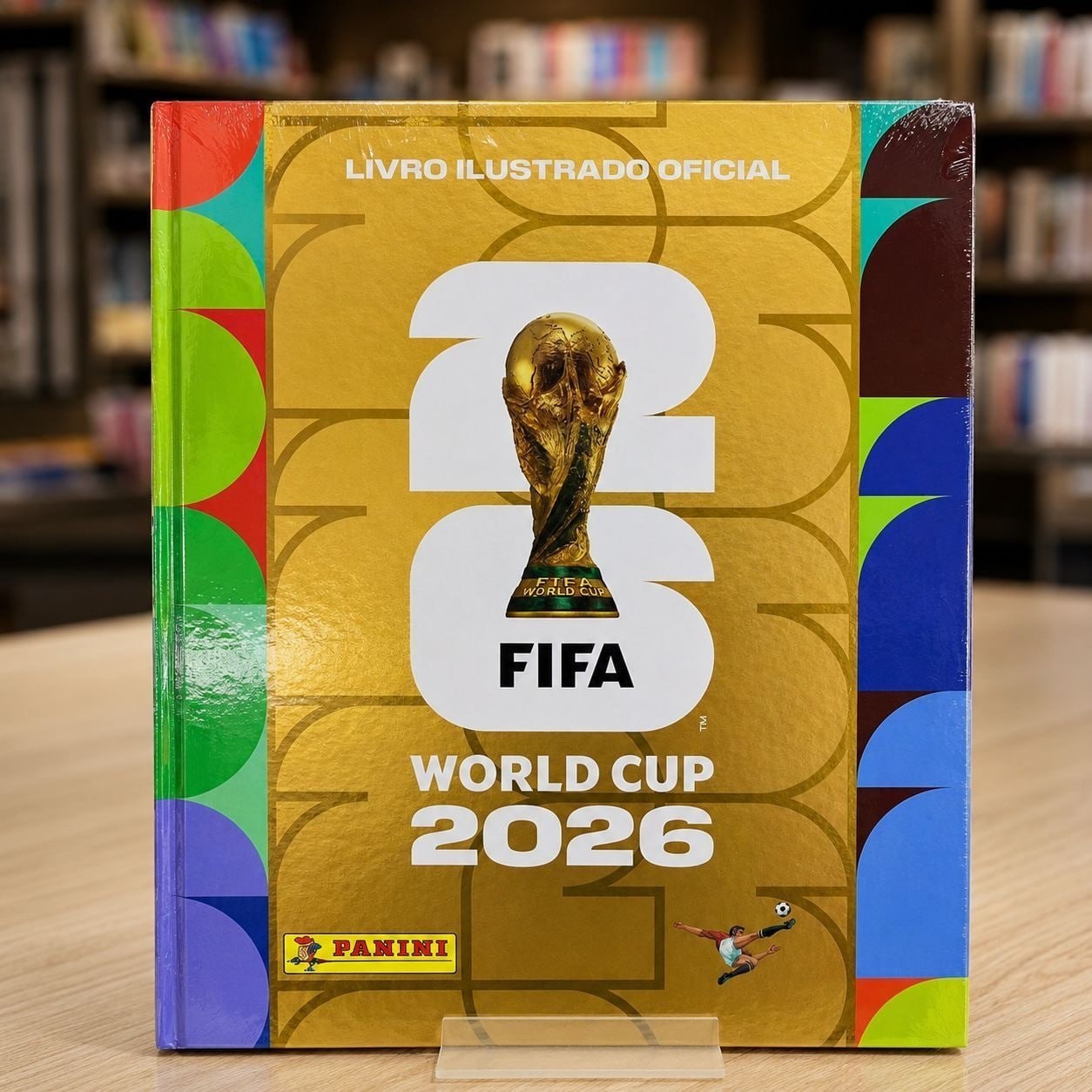 Álbum Copa Do Mundo 2026 Capa Dura Ouro Dourado Panini